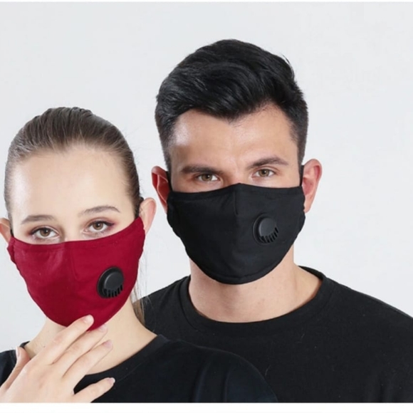 Valve mask reusable 3 layers antibacterial cotton - Picture 3 of 7